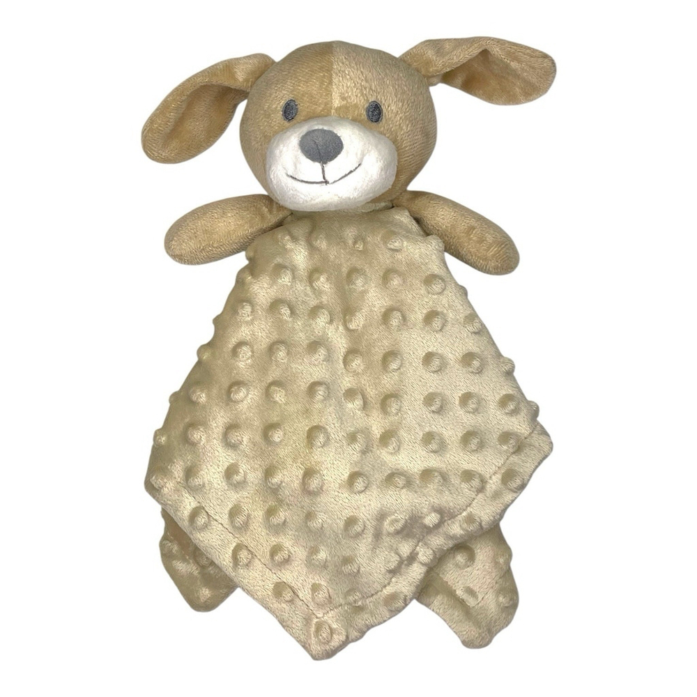 Manhattan Kids Unisex Puppy Dog Minky Dot Lovey Plush Baby Security Blanket
